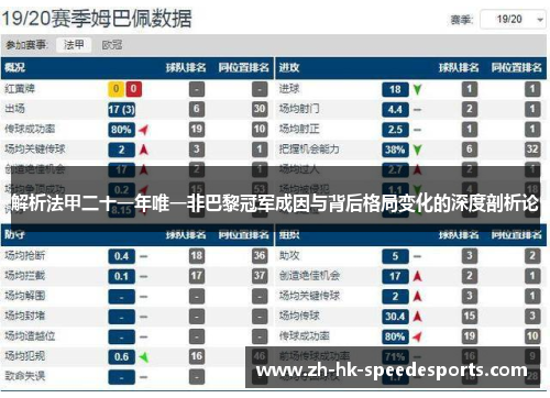 解析法甲二十一年唯一非巴黎冠军成因与背后格局变化的深度剖析论